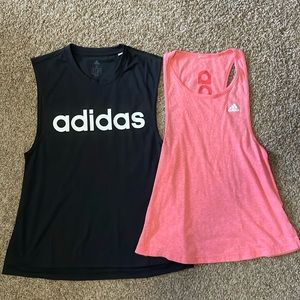 2 Adidas tank tops